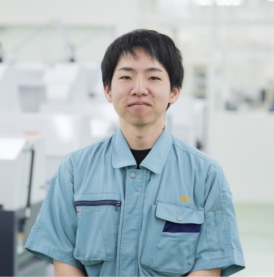 02製造部大西 望(2020年入社)