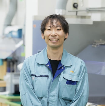 01製造部奥村 貴文(2022年入社)