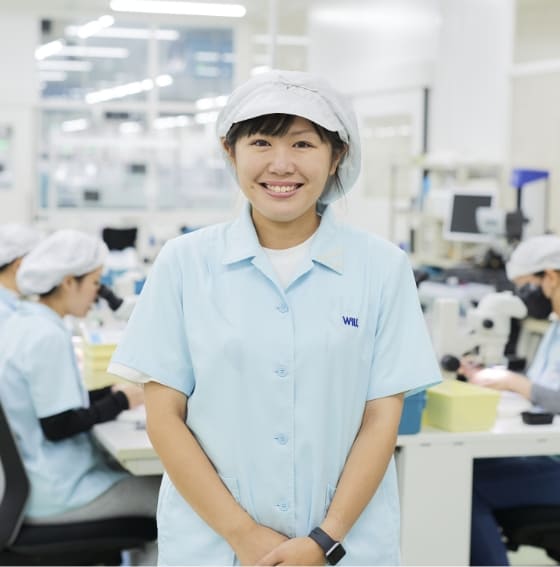 04品質保証部品質管理課渡邊 有佳里(2022年入社)