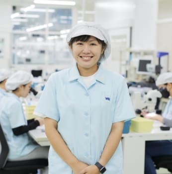 04品質保証部品質管理課渡邊 有佳里(2022年入社)